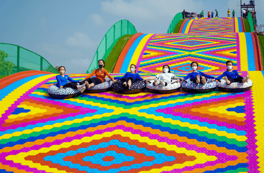 Rainbow Slides in Vietnam: Colorful Adventures from&hellip;